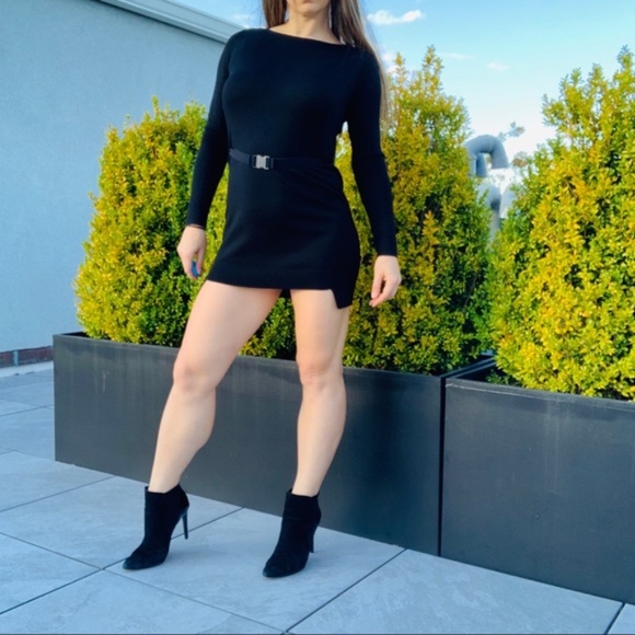 COS Wool Black Little Slim Skinny Bodycon Dress - Picture 8 of 16